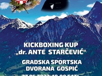 Ličko-senjska županija - 27. svibnja u Gospiću se održava veliki kickboxing turnir pod nazivom Kickboxing kup „dr. Ante Starčević“