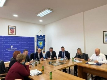 Ličko-senjska županija - Župan Petry primio ministra Radovana Fuchsa