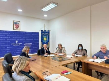 Ličko-senjska županija - Održana sjednica Stožera civilne zaštite LSŽ na temu prihvata izbjeglica iz Ukrajine