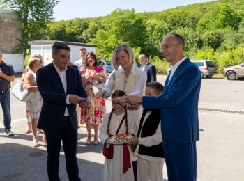 Ličko-senjska županijaOtvorenje gradonacelnik bukovac, zupan petry i dragica jerkov 2