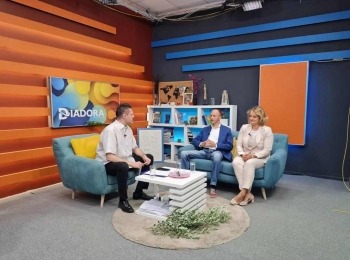 Ličko-senjska županija - Nastup ličko-senjskog župana Ernesta Petryja i pročelnice Ane Rukavine Stilinović na Diadora TV, na temu 25. manifestacije “Jesen u Lici”
