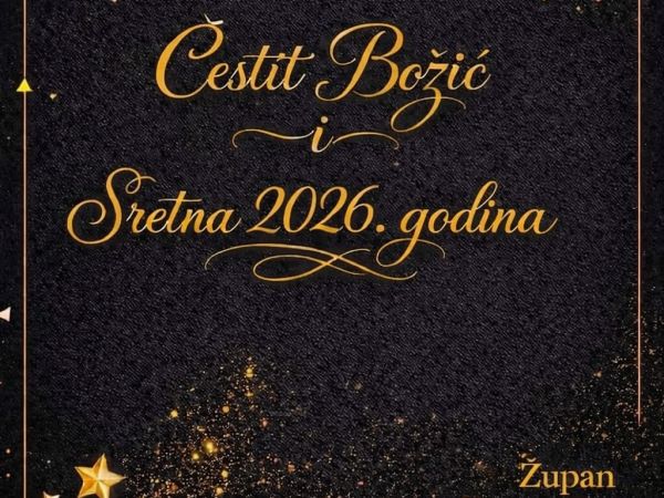 Čestitka župana Petryja povodom nadolazećih blagdana