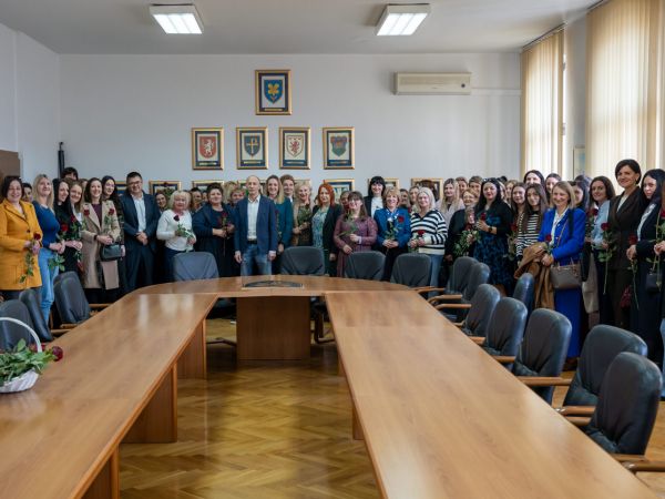 Uoči Međunarodnog dana žena u Ličko-senjskoj županiji održan tradicionalni prijem za zaposlenice