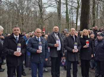 Ličko-senjska županija - Obilježena 34. godišnjica „Krvavog Uskrsa“ i pogibije prvog hrvatskog redarstvenika Josipa Jovića