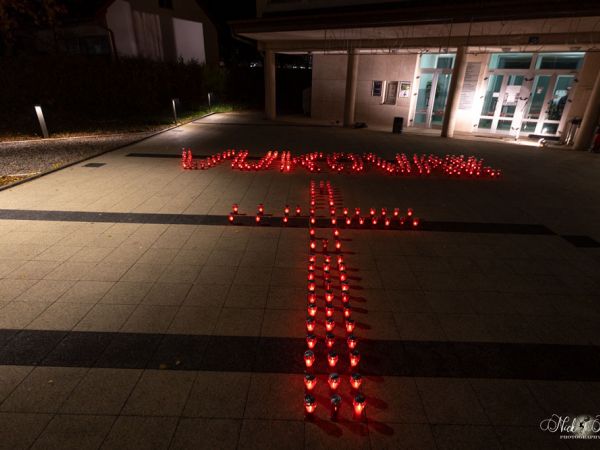 Župan Petry sa suradnicima na paljenju svijeća za Vukovar i Škabrnju Župan Petry sa suradnicima na paljenju svijeća za Vukovar i Škabrnju