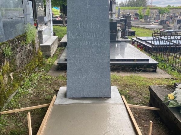 Na inicijativu župana Petryja uređuje se nadgrobni spomenik prvom Ličko-krbavskom velikom županu Marku Kasumoviću