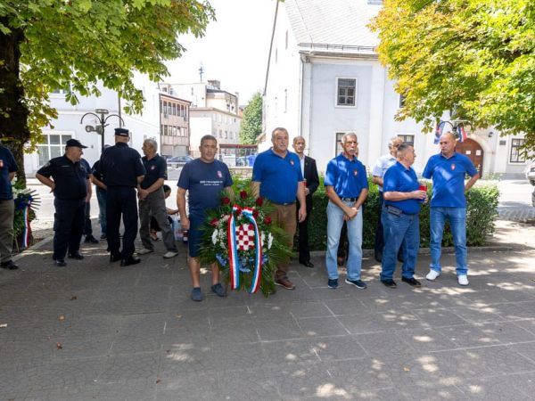 Komemoracija za prvo postrojavanje 25. satnije ZNG Gospić
