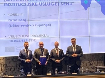 Ličko-senjska županija - Vlada RH osigurala preko 6 milijuna eura za izgradnju i opremanje Centra za starije osobe u Senju