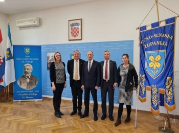 Ličko-senjska županija - Češki veleposlanik u posjeti kod župana Petryja