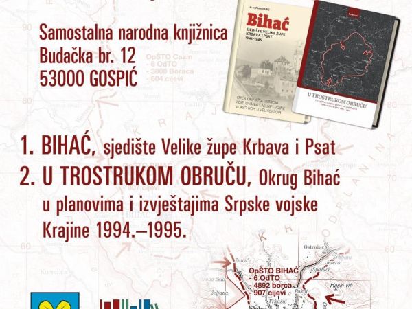 Predstavljanje knjiga Dr. sc. Franje Jurića u Gospiću
