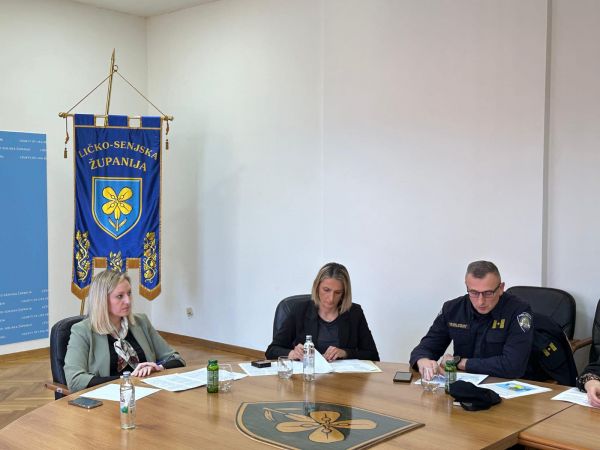 Održana sjednica Vijeća za prevenciju kriminaliteta Ličko-senjske županije