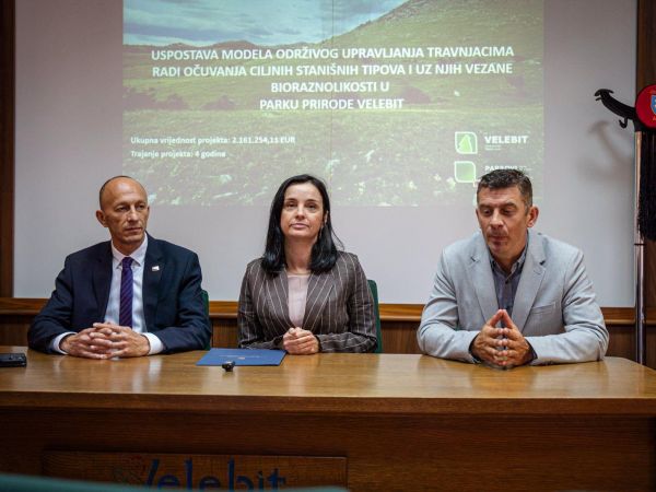 Više od 2,1 milijun eura Parku prirode Velebit za očuvanje travnjaka i bioraznolikosti