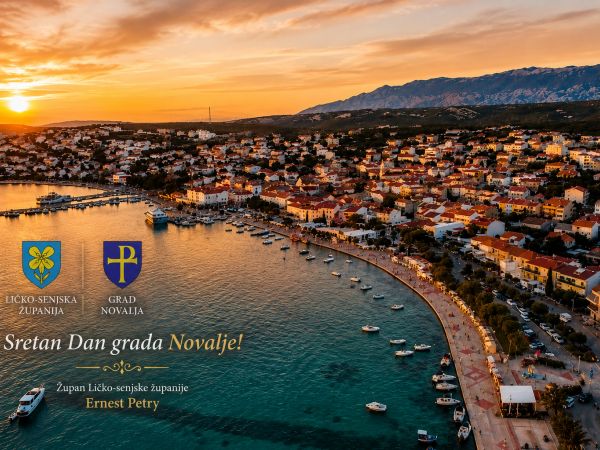 Čestitka župana Petryja povodom Dana Grada Novalje
