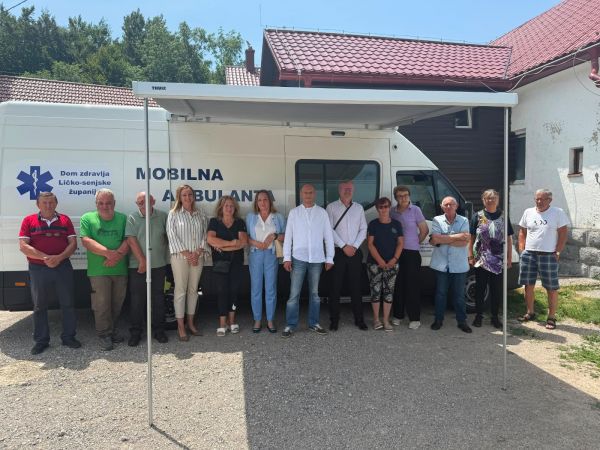 Mobilna ambulanta Ličko-senjske županije službeno započela s radom iz Baških Oštarija