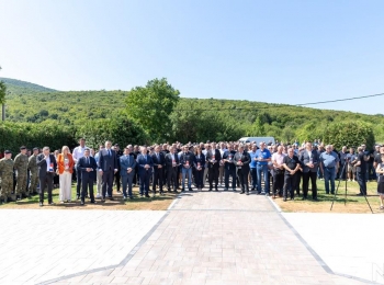Ličko-senjska županija - Svečano otvoreno obnovljeno Spomen-područje za 19 poginulih hrvatskih branitelja u Zalužnici