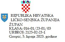 Sazvana konstituirajuću sjednica Vijeća srpske nacionalne manjine u Ličko-senjskoj županiji, koja će se održati 14. lipnja 2023. godine Sazvana konstituirajuću sjednica Vijeća srpske nacionalne manjine u Ličko-senjskoj županiji, koja će se održati 14. lipnja 2023. godine