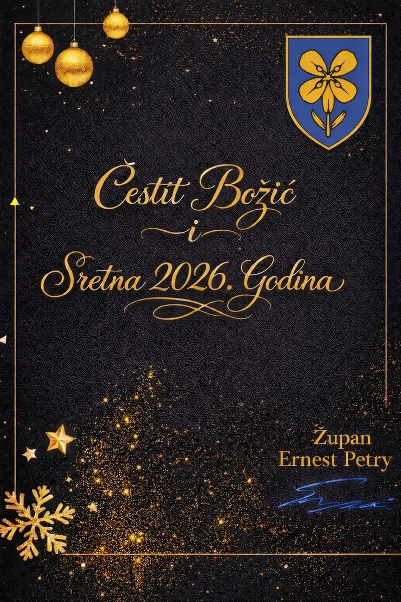 Čestitka župana Petryja povodom nadolazećih blagdana
