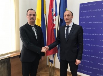 Ličko-senjska županija - Ukrajinski veleposlanik u RH posjetio Ličko-senjsku županiju i zahvalio se gospićkim humanitarcima