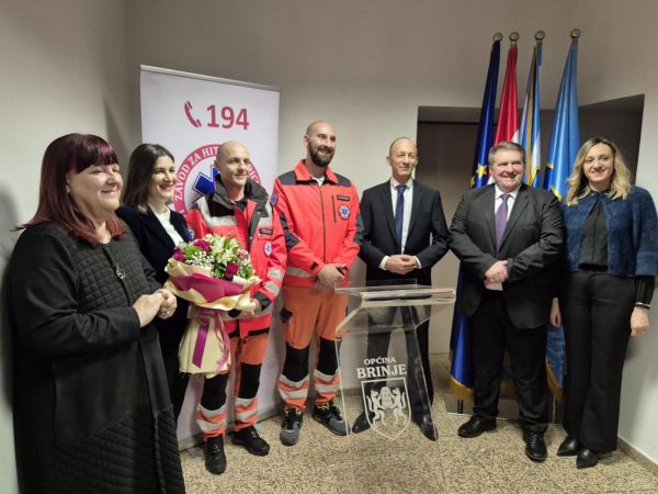 Veliki dan za Brinje: otvorena ispostava hitne medicinske službe