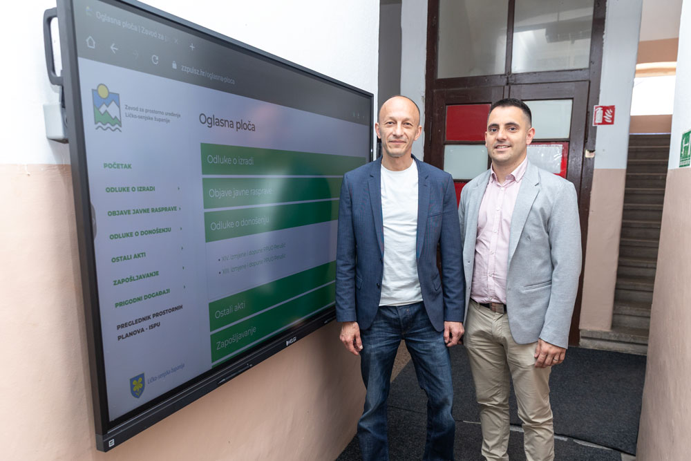 Zavod za prostorno uređenje Ličko-senjske županije uveo novu digitalnu usluga za transparentnije prostorno planiranje u Ličko-senjskoj županiji