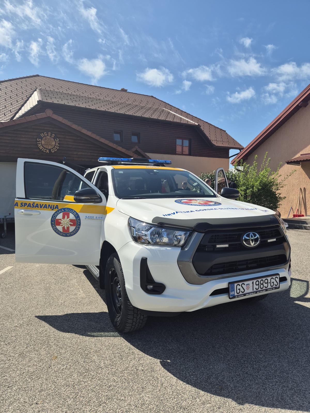 Novo vozilo za HGSS stanicu Gospić uz potporu Ličko-senjske županije